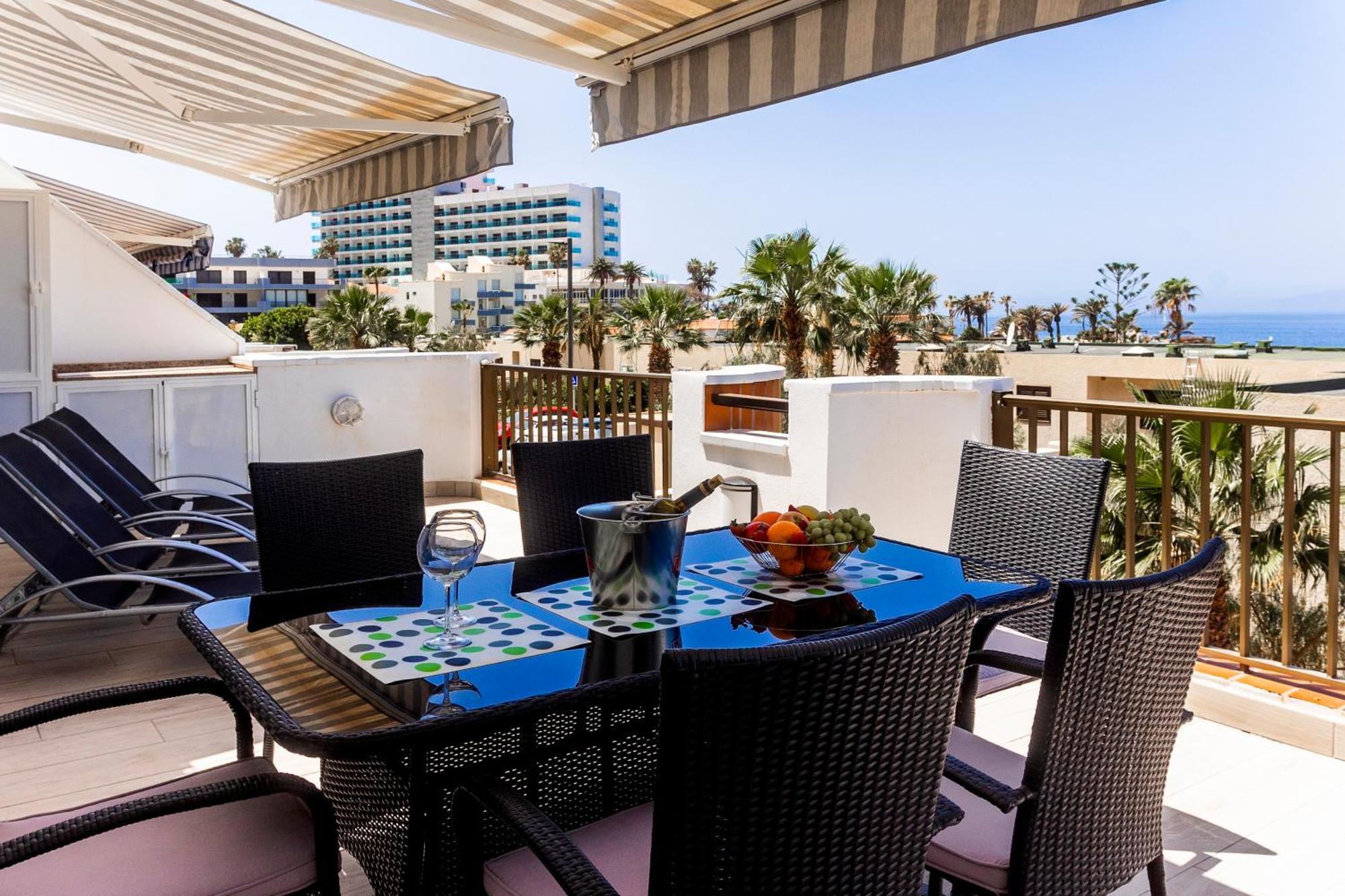 Ocean Panorama - 3 Ac Bedrooms, Private Garage, New Pool, 2 Bathrooms, Tv Channels アカンティラド・デ・ロス・ヒガンテス エクステリア 写真