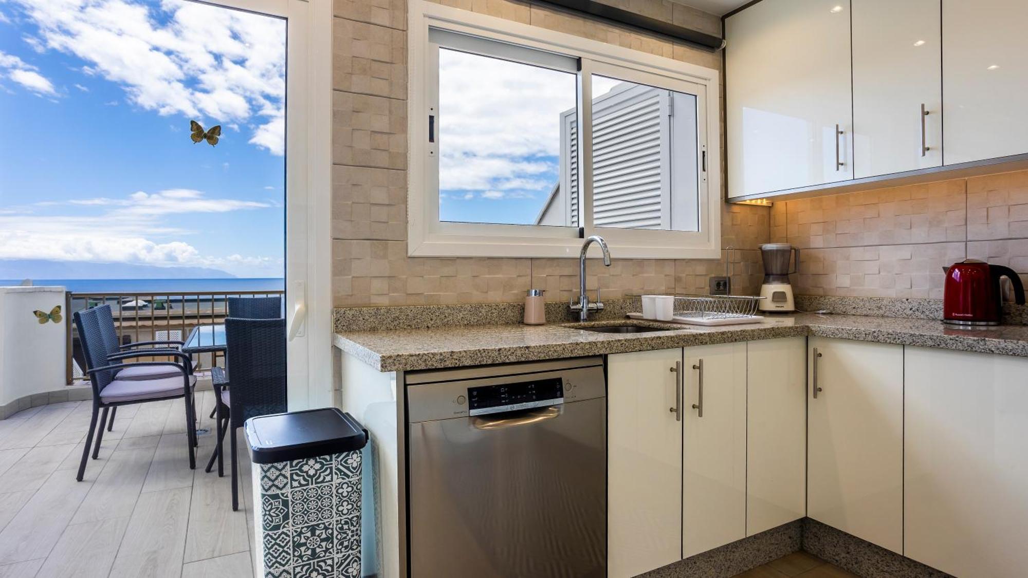 Ocean Panorama - 3 Ac Bedrooms, Private Garage, New Pool, 2 Bathrooms, Tv Channels アカンティラド・デ・ロス・ヒガンテス エクステリア 写真